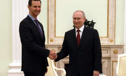 Baszar Asad i Władimir Putin