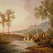 Towarzystwo na wycieczce nad jeziorem, Jean Pierre Norblin de la Gourdaine, ok.1785