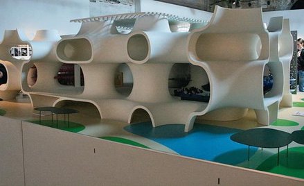 Model opery, którą w Taichung na Tajwanie buduje Toyo Ito. Architekt mówi o niej „jaskinia dźwięku”