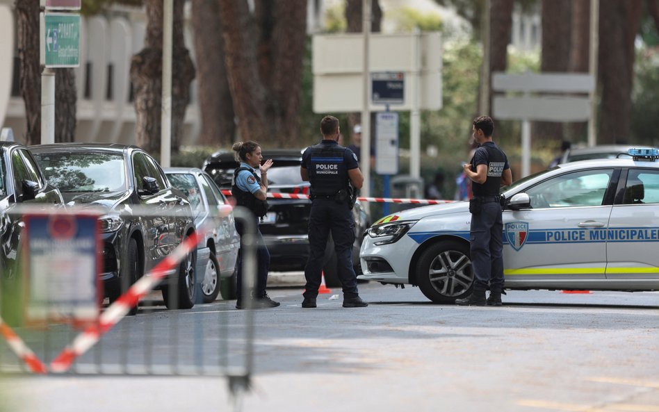 Policja na miejscu eksplozji w La Grande-Motte