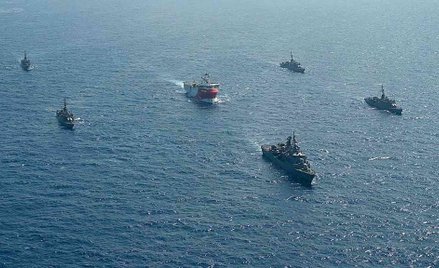 Kolizja okrętów z Grecji i Turcji na Morzu Śródziemnym