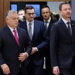 Premierzy: Węgier – Viktor Orbán, Polski – Mateusz Morawiecki i Słowacji - Eduard Heger w drodze na 