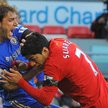 Luis Suarez po pogryzieniu Branislava Ivanovicia