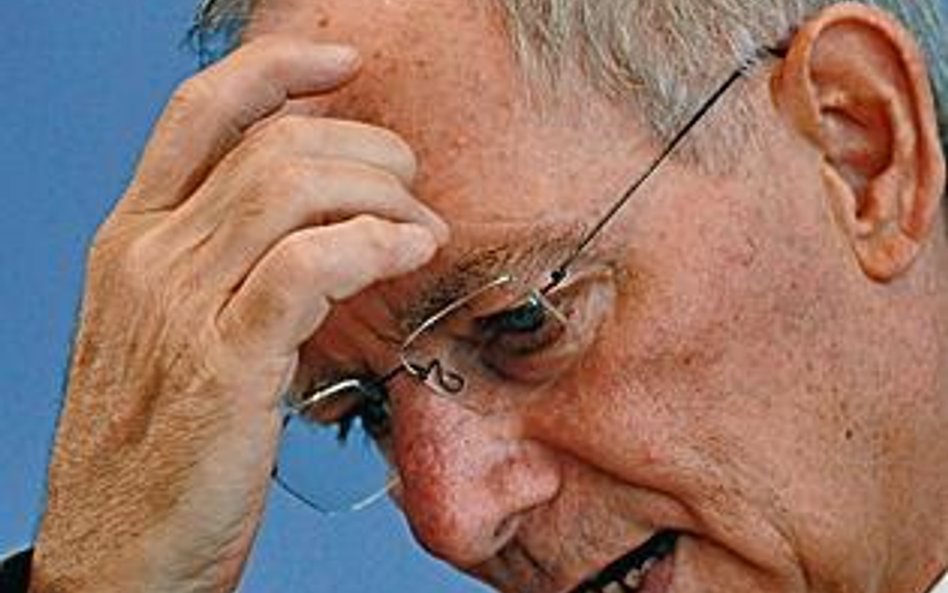 Wolfgang Schäuble, minister finansów Niemiec