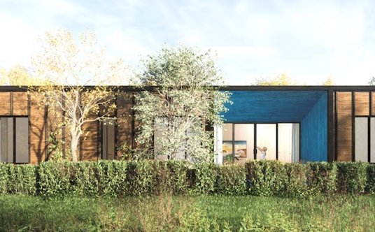 Projekt Ruut estońskiego biura Molumba Architects, który zajął 2. miejsce.