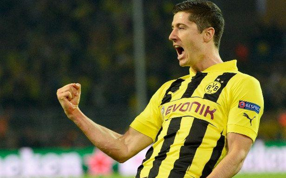 Piłkarska LM - bramka Lewandowskiego