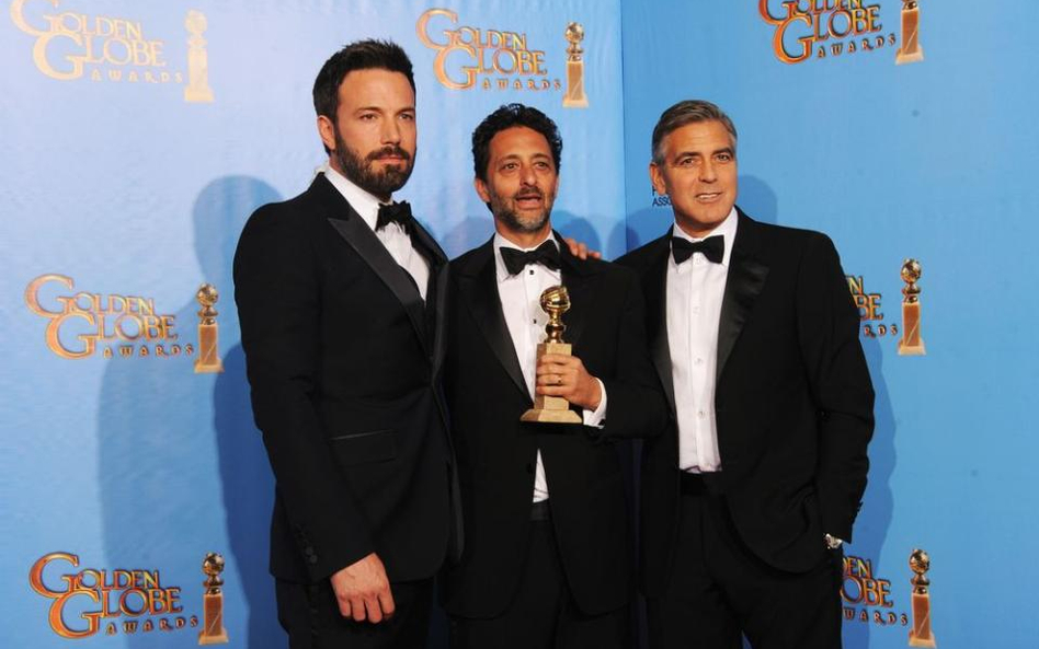 Reżyser "Opreacji Argo" Ben Affleck oraz producenci Grant Heslov i George Clooney,
