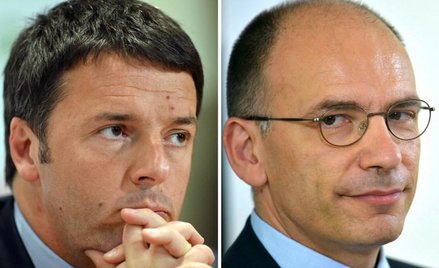 Matteo Renzi i Enrico Letta