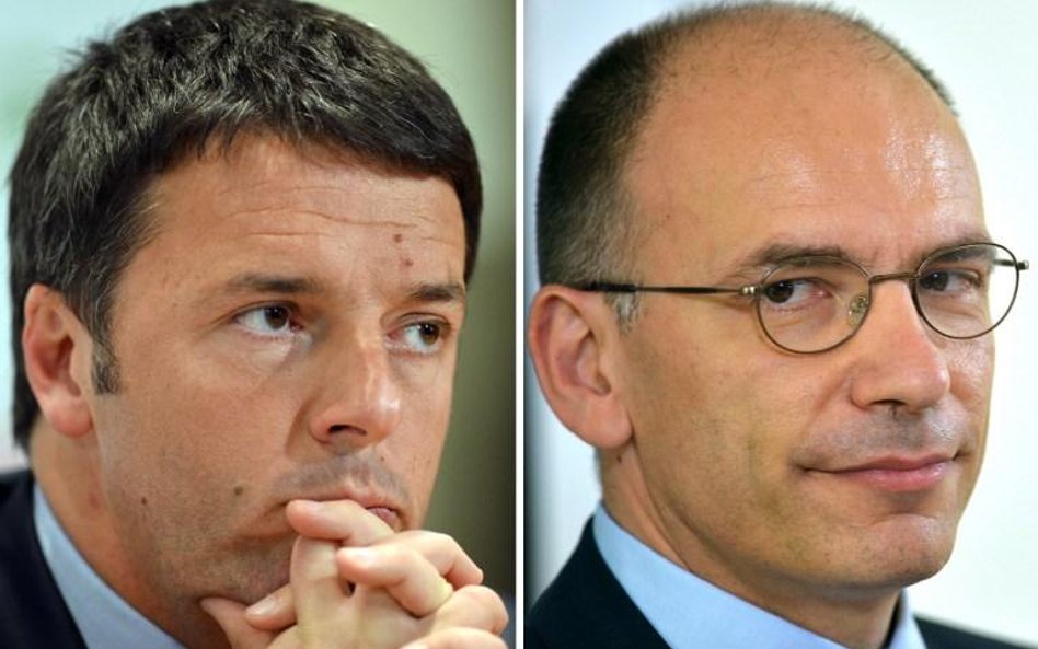 Matteo Renzi i Enrico Letta