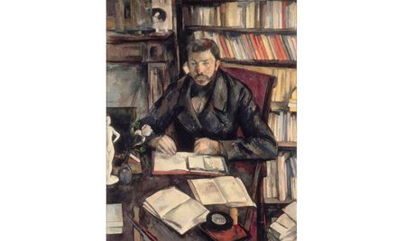 Paul Cézanne, Gustave Geffroy, 1895–1896, olej na płótnie