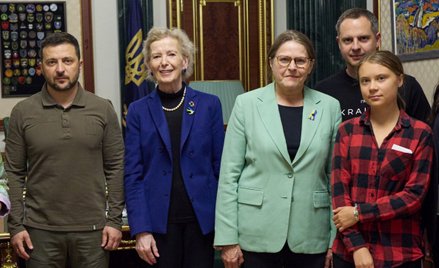 Greta Thunberg spotkała się z Zełenskim. „Musimy pociągnąć Rosję do odpowiedzialności”