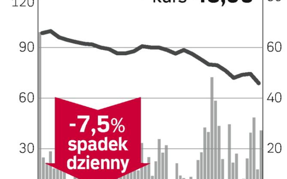 Mocny spadek Polnordu