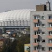 Zabudowania w pobliżu stadionu Lecha Poznań