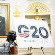 Burmistrz Miami Francis Suarez w Białym Domu podczas ogłoszenia przyszłorocznego szczytu G20 na Flor