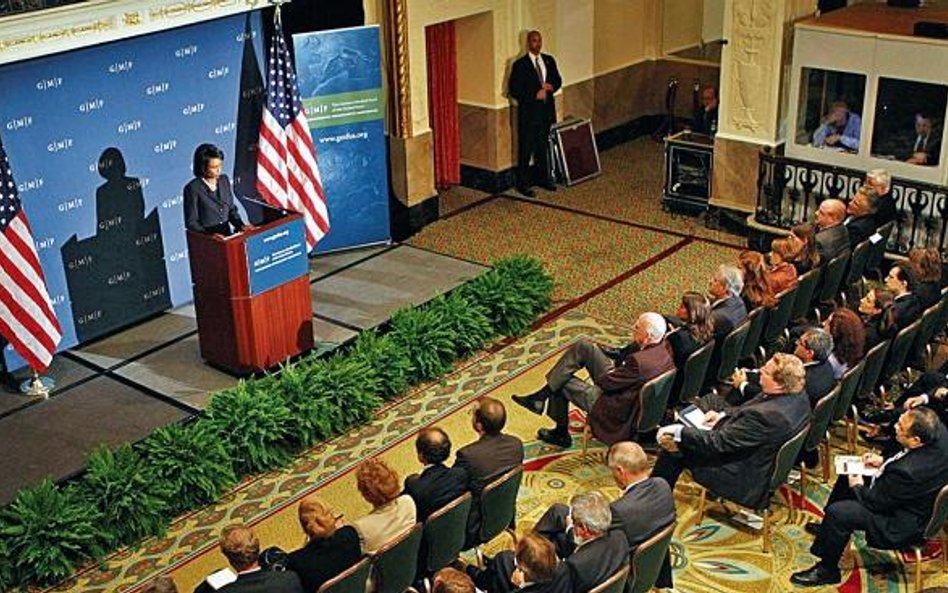 Pani Rice zapowiedziała dalsze wsparcie Stanów Zjednoczonych dla Gruzji