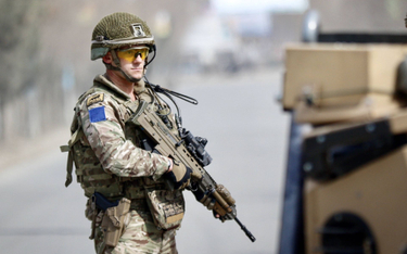 Brytyjski żołnierz w Afganistanie