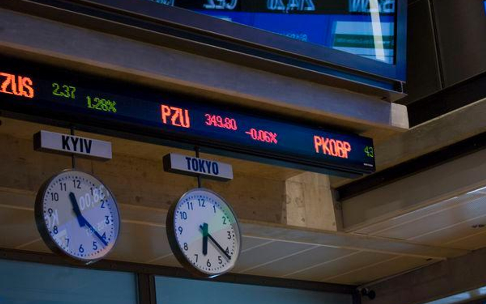 Czerwony początek tygodnia na giełdach