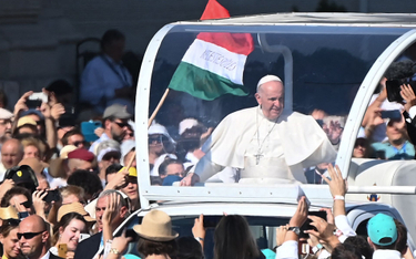 Papież Franciszek w czasie poprzedniej wizyty w Budapeszcie