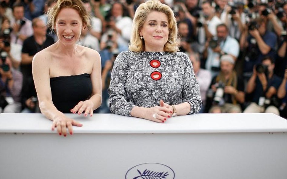 Emmanuelle Bercot, reżyser filmu „La tete haute" („Głowa do góry") i Catherine Deneuve