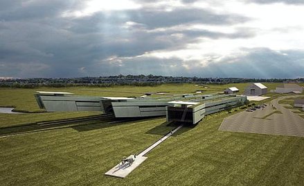 Projekt muzeum, które stanie na polach pod Ossowem