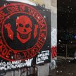 Graffiti w Belgradzie nawołujące do wstępowania do nieistniejącej już Grupy Wagnera