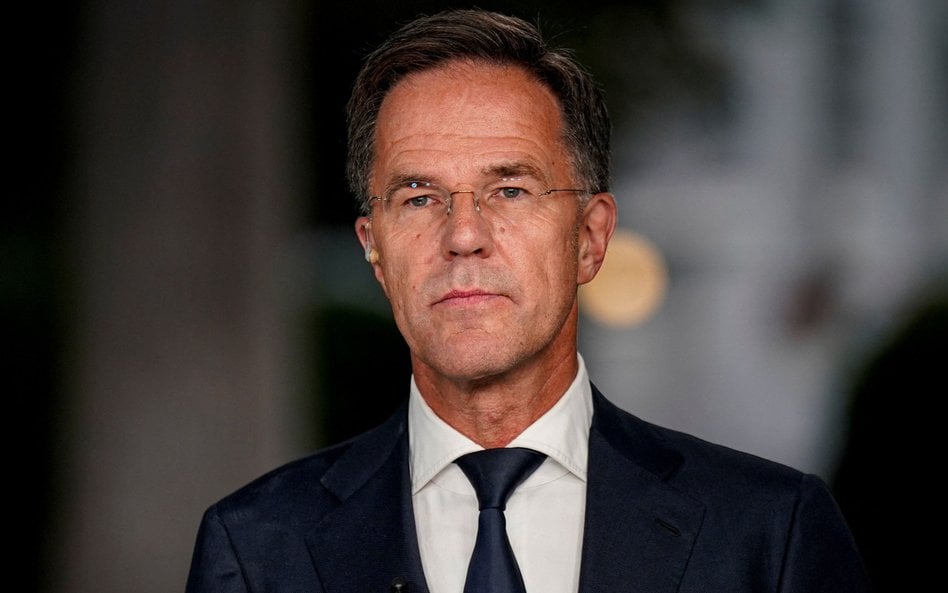 Sekretarz generalny NATO Mark Rutte