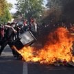 Protest licealistów we Francji przybrał gwałtowną formę