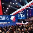 Jarosław Kaczyński podczas wystąpienia w trakcie konwencji programowej Prawa i Sprawiedliwości w Mię