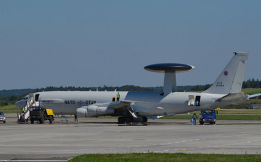 Samolot AWACS nad Polską. Uczestniczy w ćwiczeniach