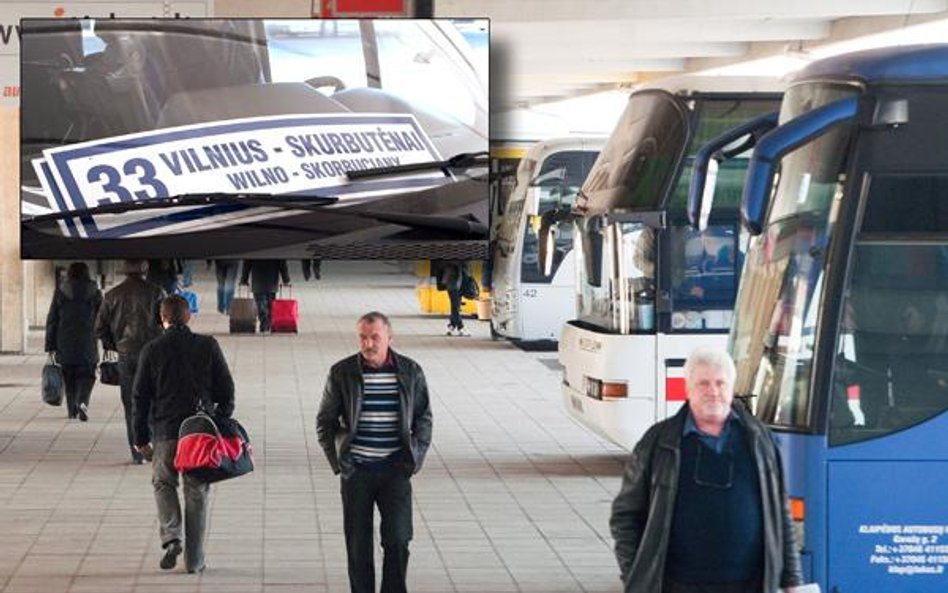 Autobusowa bitwa o polskie nazwy na Litwie