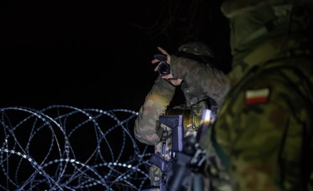 Patrol wzdłuż Bugu w okolicy wsi Kodeń