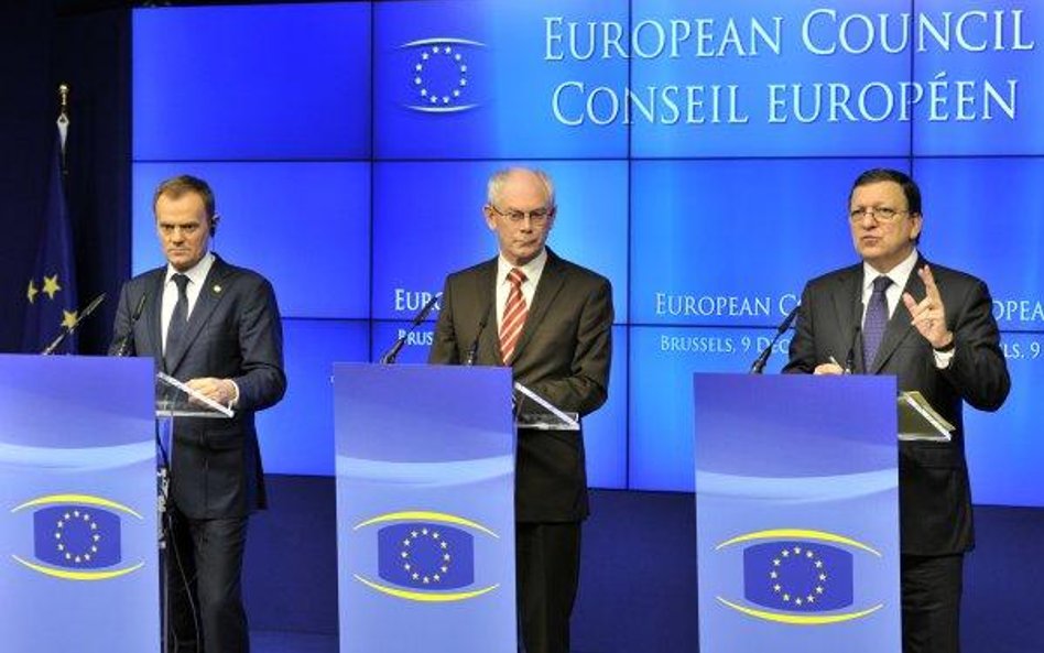 Donald Tusk, Herman Van Rompuy, Jose Manuel Barroso