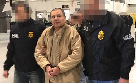 Chwila ekstradycji Guzmana do USA, styczeń 2017