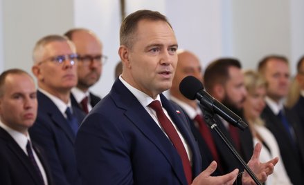 Prezydent RP Karol Nawrocki podczas uroczystości powołania swoich doradców