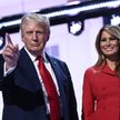 Donald Trump z żoną Melanią Trump