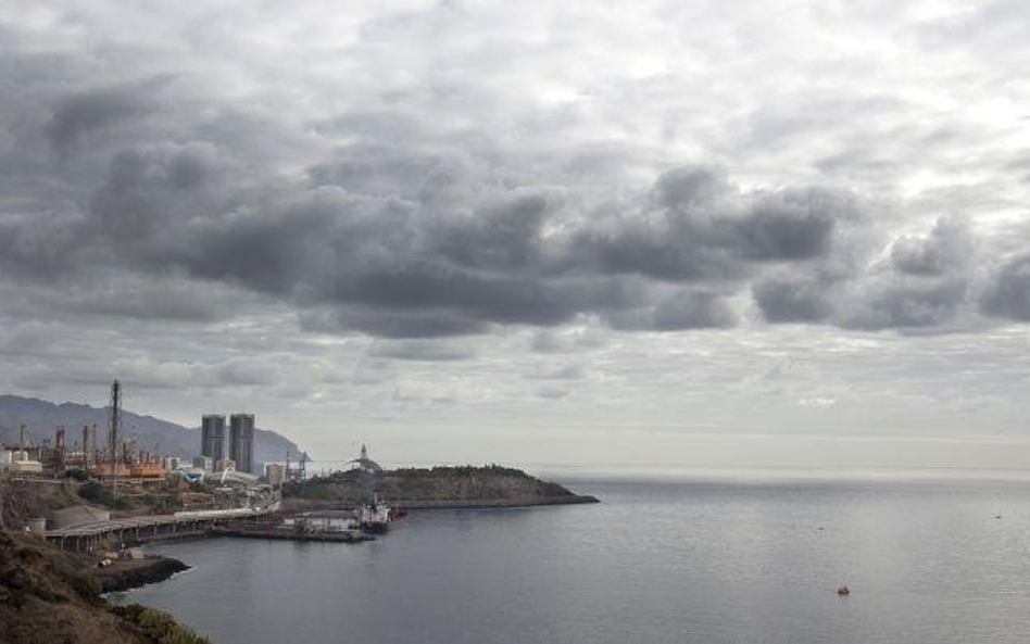 Trąba wodna nad Wyspami Kanaryjskimi