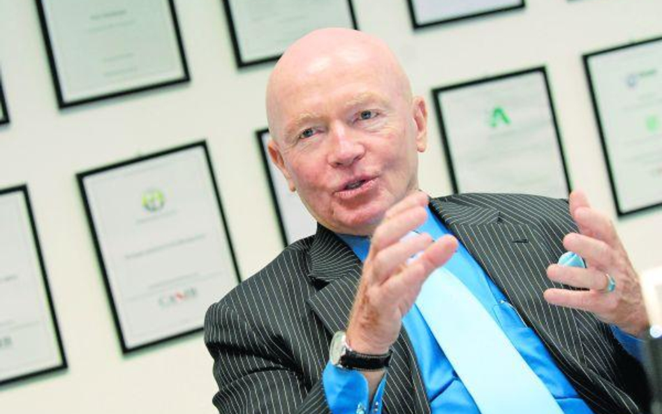 Mark Mobius, zarządzający funduszami Templetona, niezmiennie wierzy w rynki wschodzące