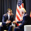 Prezydent Joe Biden i Premier Mateusz Morawiecki podczas spotkania