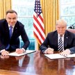 Andrzej Duda i Donald Trump – symboliczna scena pokazująca zależność Warszawy od Waszygtonu