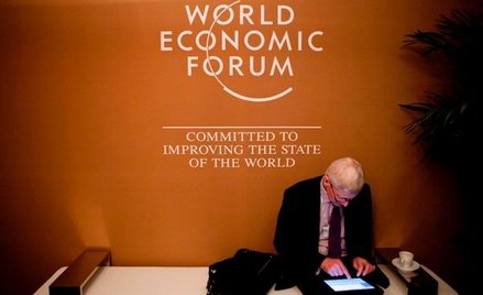 tablet I smartfony sa powszechne na forum w Davos