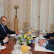 Od lewej Jarosław Kaczyński, Waldemar Pawlak, Bronisław Komorowski