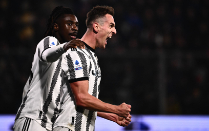 Arkadiusz Milik cieszy się z gola dla Juventusu