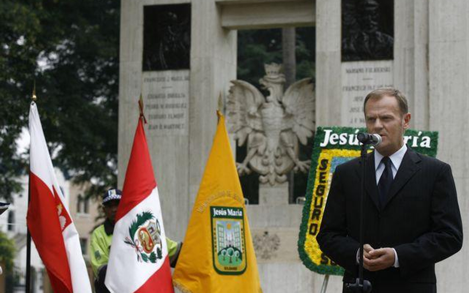 Donald Tusk z wizytą w Peru