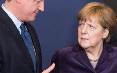 Do europejskiego korpusu granicznego Angela Merkel przekonywała Davida Camerona