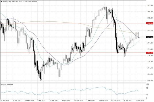 Notowania złota – dane dzienne