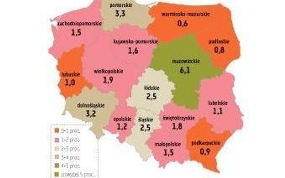 Regiony wychodzą z kryzysu