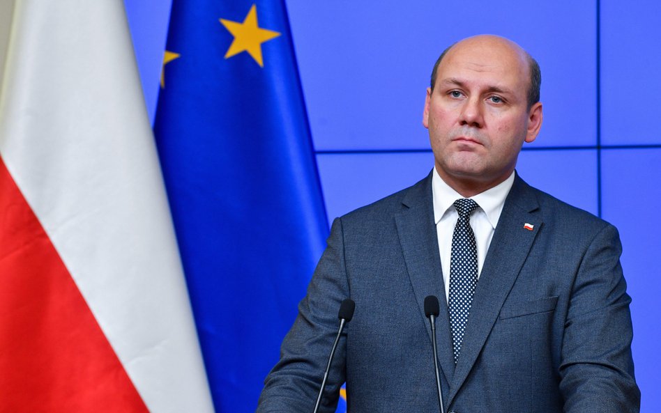 Szymon Szynkowski vel Sęk, minister ds. europejskich w ubiegłym tygodniu próbował w Brukseli nawiąza