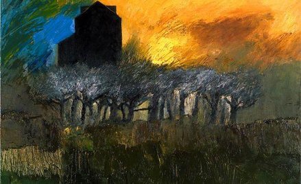 Rodziński Stanisław; Krajobraz z czarnym domem