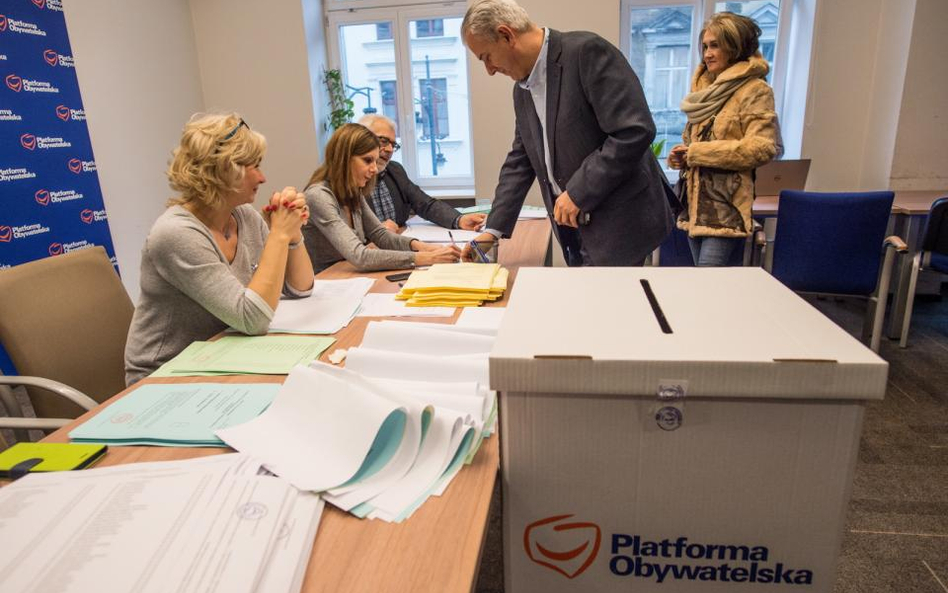 Platforma Obywatelska wybrała baronów