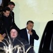 Szef węgierskiego FIDESZ-u, premier Węgier Viktor Orban po spotkaniu z prezesem PiS Jarosławem Kaczy